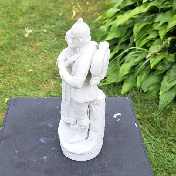 Abschied -German Bisque Statue WWI - Picture 3 of 11